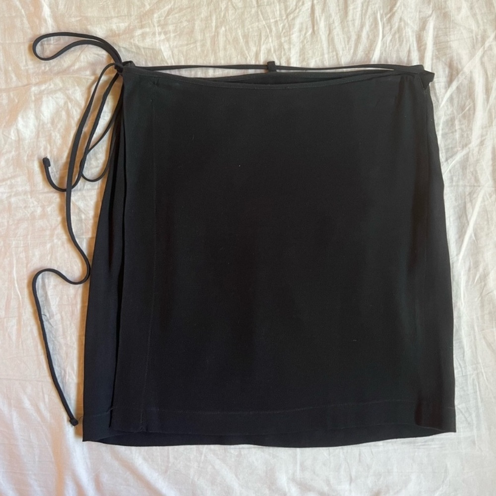 Reformation Black Mini Skirt